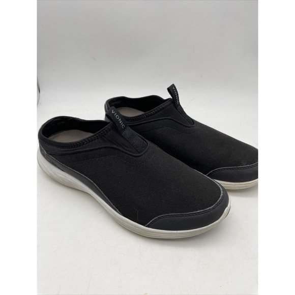 Vionic Shoes - Vionic Adell Black Suede Comfort Slip-on Flat Shoe‎ Women's sizes 9.5